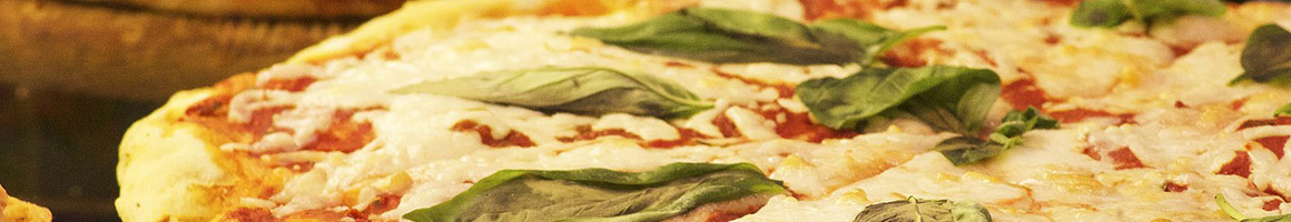 Eating Italian Pizza at Milano Pizzeria & Family Restaurant restaurant in Springfield, VA.